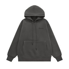 Худи SHADOW Classic Logo, графит, утеп.