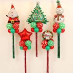 Шар с клапаном (14"/36 см) Мини-фигура, Новогодняя елка