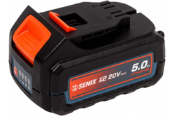 Аккумуляторная батарея SENIX B50X2, 20V, 5.0 Ач, Li-ion
