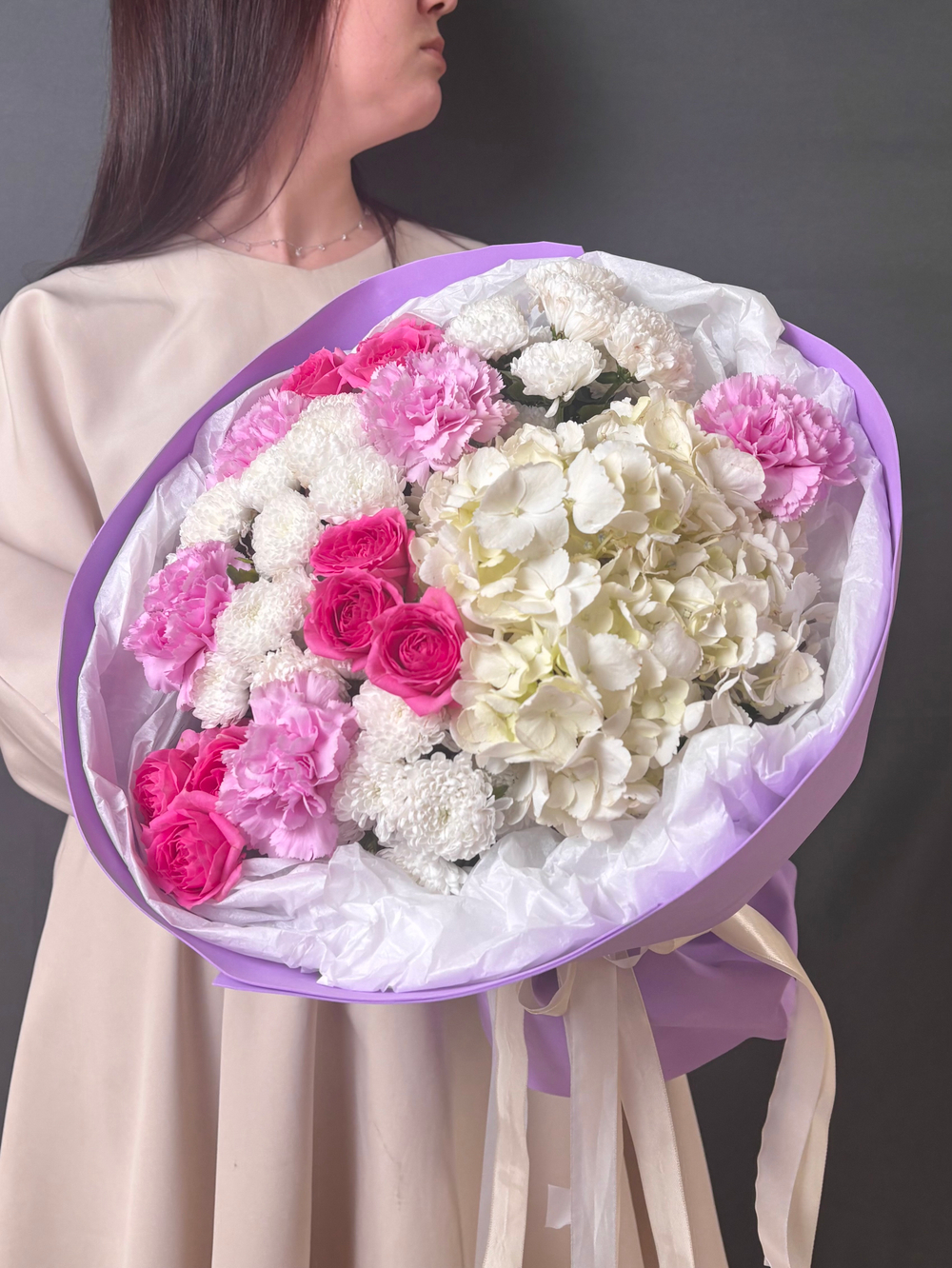 Авторский букет «Нежный зефир»