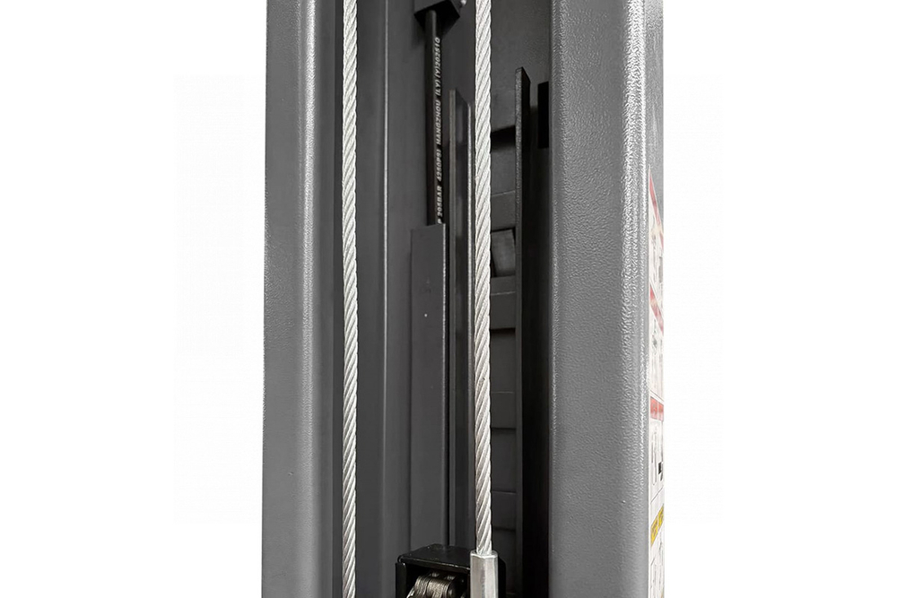 NORDBERG (N4124H1-4G_220) Подъемник двухстоечный 4 т, верхняя синхронизация, H=4,1 м, 220 В, серый