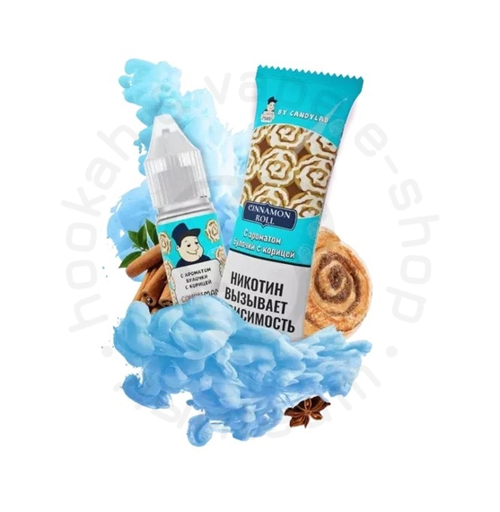 Жидкость CandyMan с ароматом &quot;Cinnamon Roll&quot; (Булочка с корицей), 10мл, 15мг