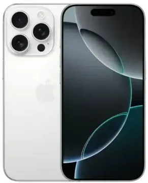 Б/У Apple iPhone 16 Pro, White Titanium, 128GB, АКБ 98%