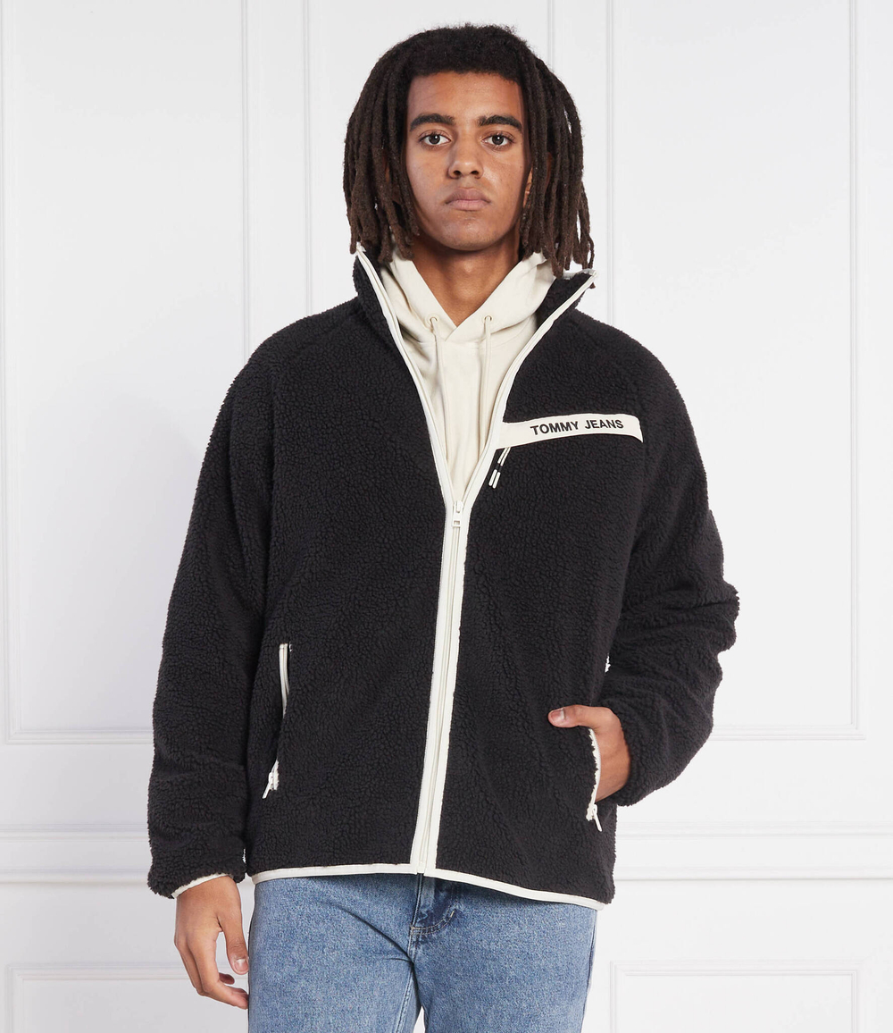 куртка rinding sherpa Tommy Jeans - черный(DM0DM14459)