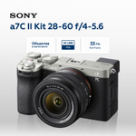 Беззеркальный фотоаппарат Sony a7C II Kit 28-60mm, серебристый