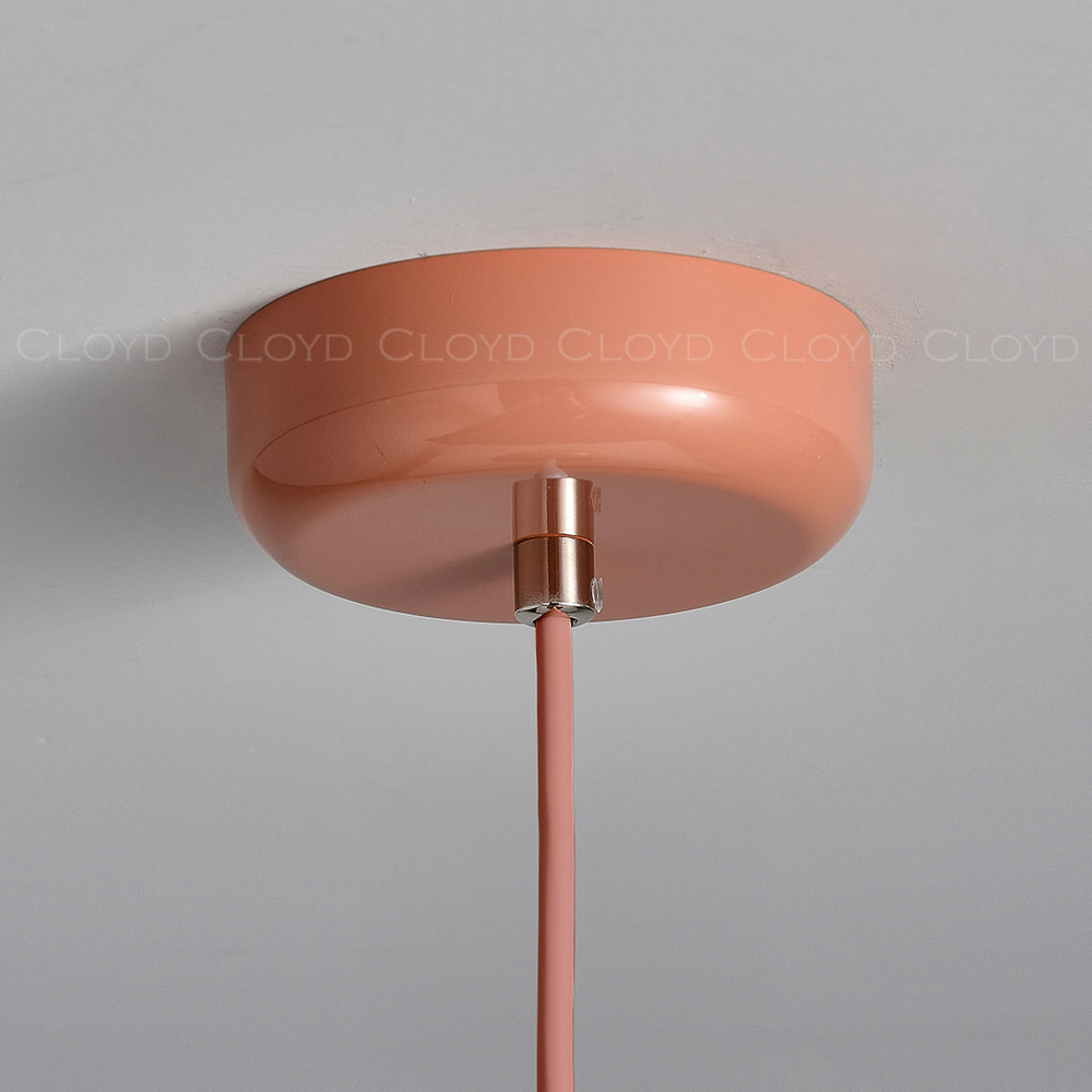 Подвесной светильник Cloyd ERMA-B P1 / Ø23 см - коралловый (арт.11395)