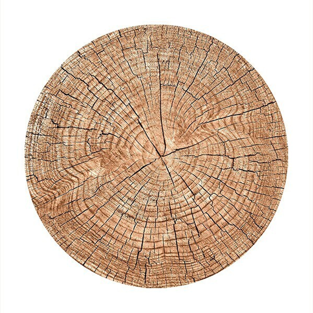 Сервировочная салфетка круглая 36 см Палисандр