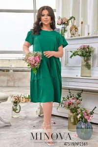 Платье 2361-зеленый Minova