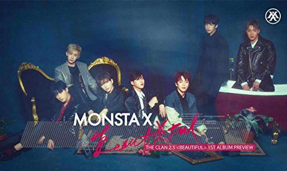 Альбом MONSTA X - BEAUTIFUL 1st Album RANDOM Version
