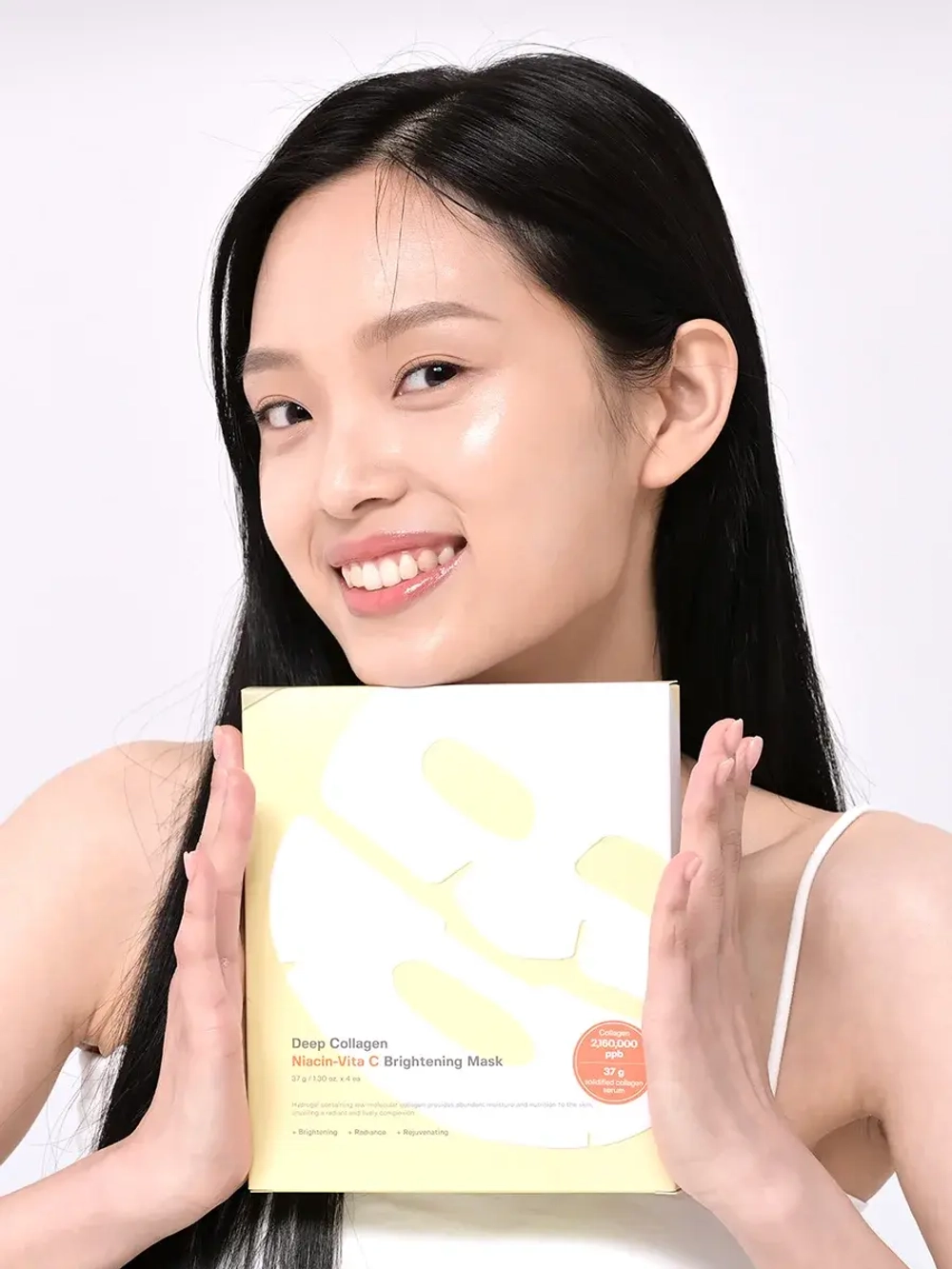 Sungboon Editor Осветляющая гидрогелевая маска Deep Collagen Niacin Vita C Brightening Mask 37 гр х 4 шт