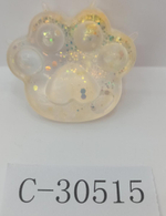 Мякиш Лапка сахар с блестками 7 см, 3 цвета микс, с-30515