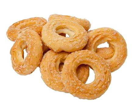 Печенье "Хрустящие колечки с сахаром" Баттерфляй