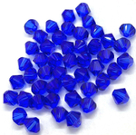 evoli 5328 Bicone Beads - Majestic Blue