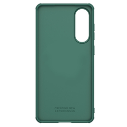 Усиленный чехол зеленого цвета (Dark Green) от Nillkin для Samsung Galaxy S25 Edge, серия Super Frosted Shield Pro