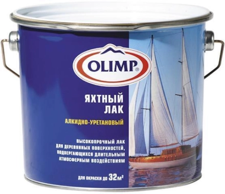 Лак яхтный OLIMP глянцевый (2,7л)
