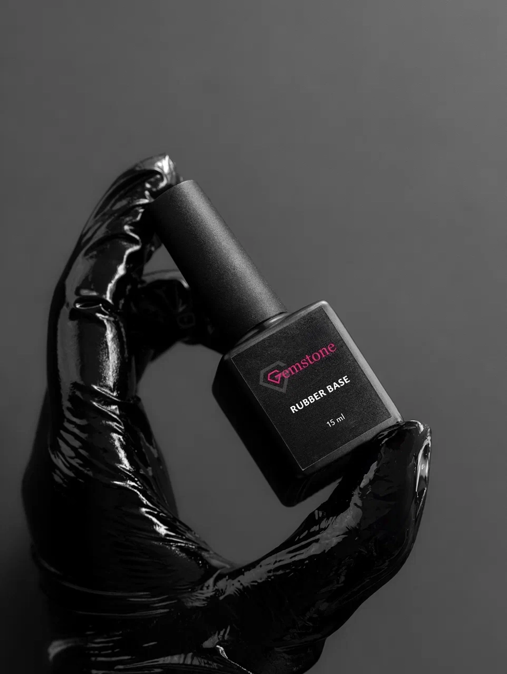 Gemstone База каучуковая Rubber Base, 15 мл прозрачная