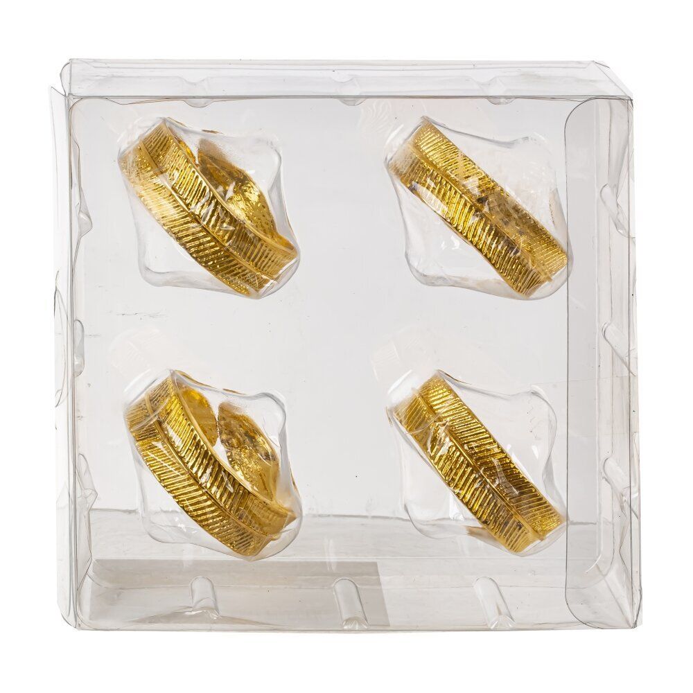 GAEM Набор из 4-х колец для салфеток, L11 W4,5 H11 см