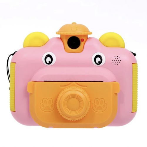 Leilam Фотоаппарат  детский с мгновенной печатью снимков (розовый)