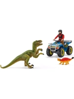 Набор Побег на квадроцикле от Велоцираптора Schleich 41466