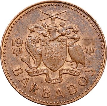 1 цент 1973-1991 Барбадос