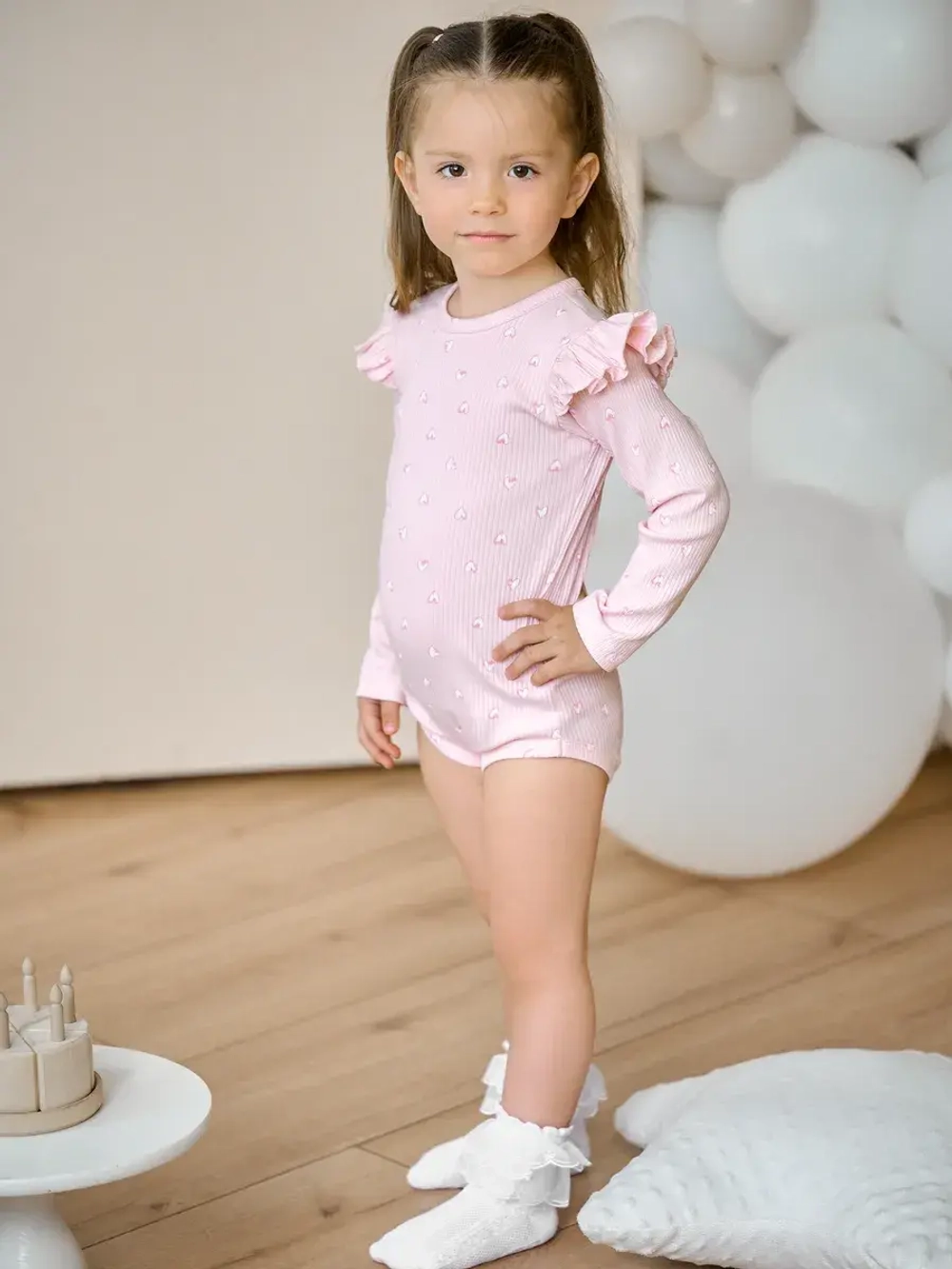 Боди с длинным рукавом