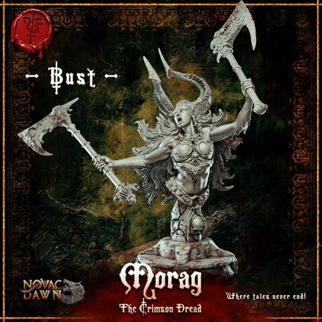 Бюст Багровый ужас Morag - The Crimson Dread