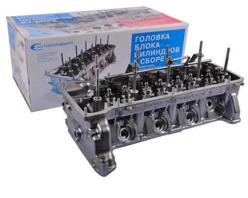 Головка блока ВАЗ 21214 Нива в сборе старого образца без рампы и гидрокомпенсаторов без датчика Avtostandart 21214-100301289