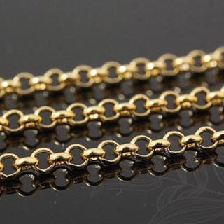 Цепочка, позолота, размер 2.5*2.5 мм, цена за 50 см