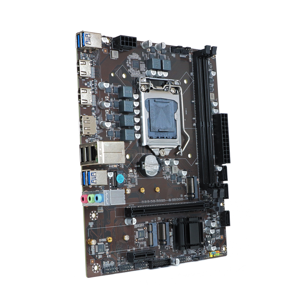 Материнская плата BaseTech H510M-K, Socket1200, mATX, Retail, 2xDDR4, PCIe3.0, 2xM.2, GLAN, M.2 WiFi, 6xUSB2, 6xUSB3, 2xHDMI, DP (BT-H510M-K)