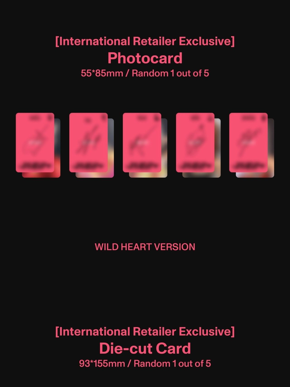 (ПРЕДЗАКАЗ) Альбом KATSEYE - WILD Album WILD HEART Version (INTERNATIONAL RETAILER EXCLUSIVE)