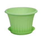 Кашпо КЭРОЛ D140мм 0,75л с подставкой мята 0,1,14х0,14м