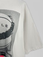 Футболка 109 удлиненная с принтом и надписью PIGALLE