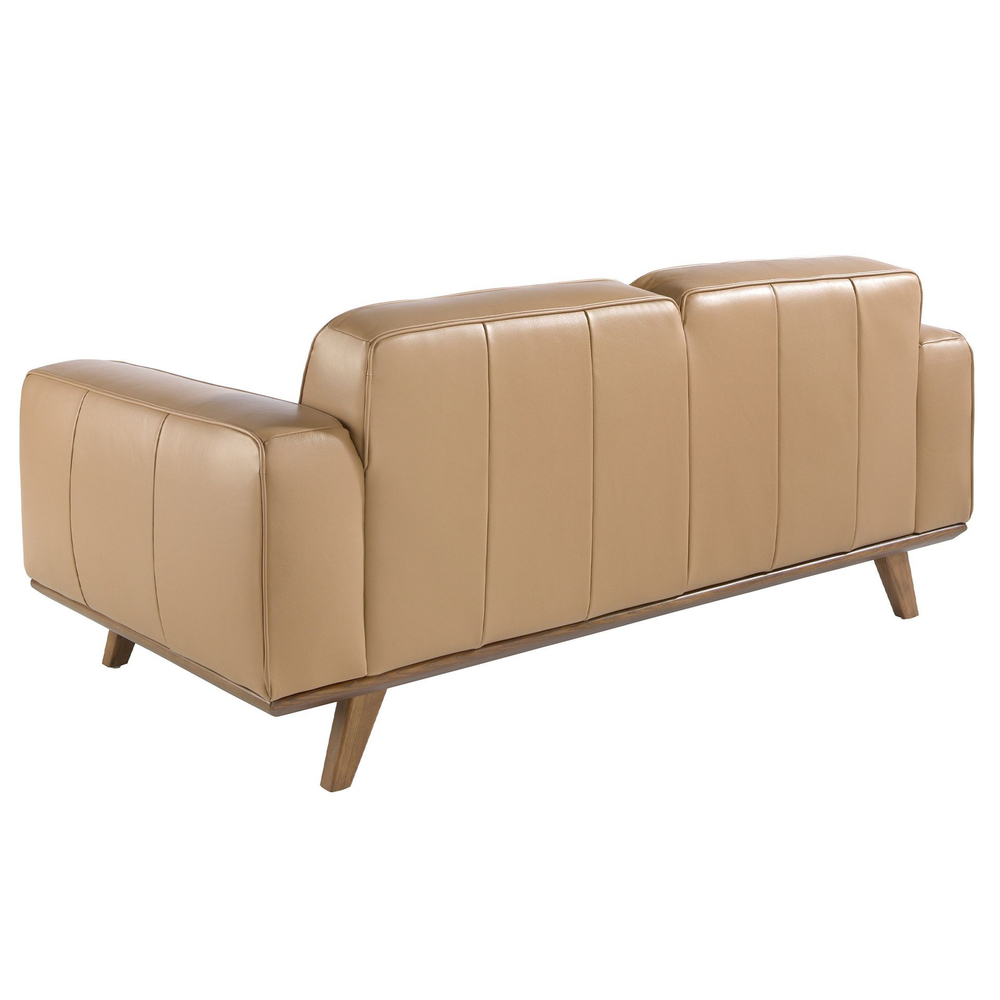 Диван 2-х местный 6119/5606-2P-M5668 с обивкой из стеганой кожи