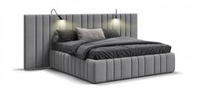 Кровать BOSS INFINITY 180*200 велюр Monolit сталь