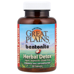 Yerba Prima, Средство детоксикации Бентонит + Травы, 60 капсул