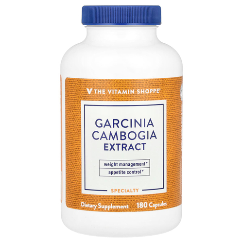 The Vitamin Shoppe, Экстракт гарцинии камбоджийской, 180 капсул