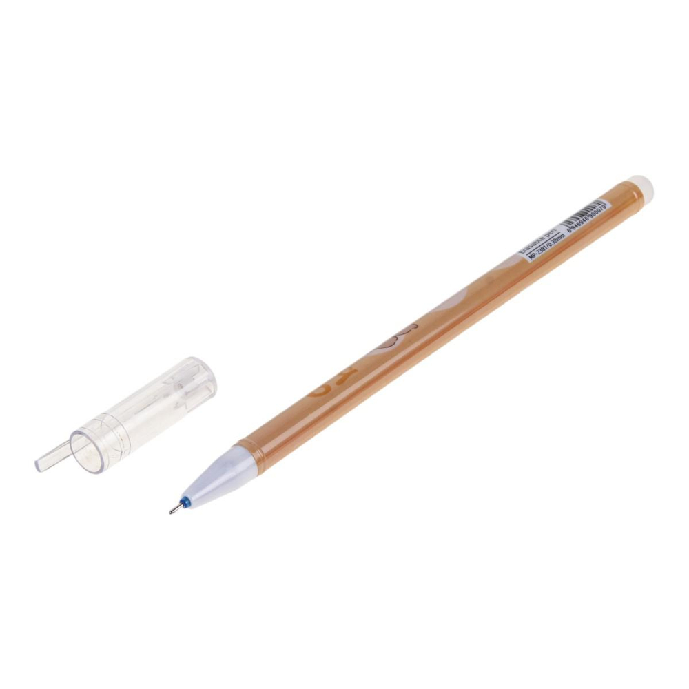 Ручка пиши-стирай "Капибара", 0,38мм, синяя, 5 видов микс MP-2381