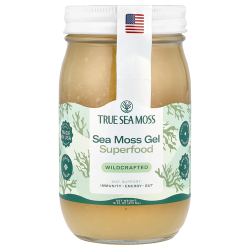 True Sea Moss, гель с дикорастущим морским мхом, 473 мл (16 жидк. унций)
