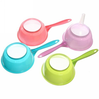 Сито пластиковое 12,5*6см «Радуга» в комплекте с насадкой