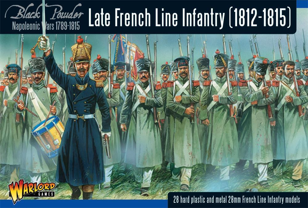 Late French Line Infantry (1812-1815) - 28 figs