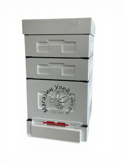 Улей 10 рамочный ППС +2 магазина без покраски (Лысонь Вологда) комплект