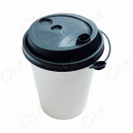 Крышка 80 мм с клапаном чёрная  "Покров. Полимер"  (50шт/упак)