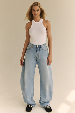 Майка с глубокой проймой AVRORA Белый