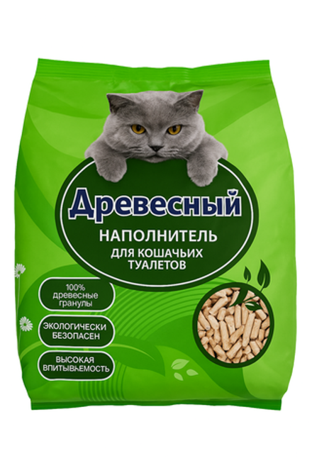 Наполнитель КотЛета древесный 5 л