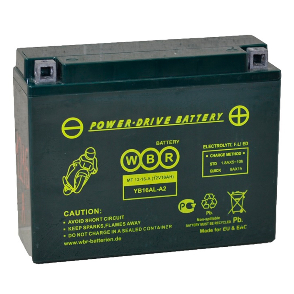 Аккумулятор Power Drive MT 12-16 (YB16AL-A2)