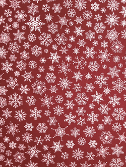 Ткань бязь плательная, рис. "Снежинки", ширина 150 см, арт. 612