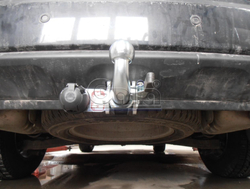 Фаркоп оцинкованный Galia H069C для Hyundai Santa Fe 2006-2012, Kia Sorento 2009-2012(паспорт и сертификат в комплекте)(без электрики)