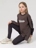 Спортивный костюм для девочки на весну с леггинсами