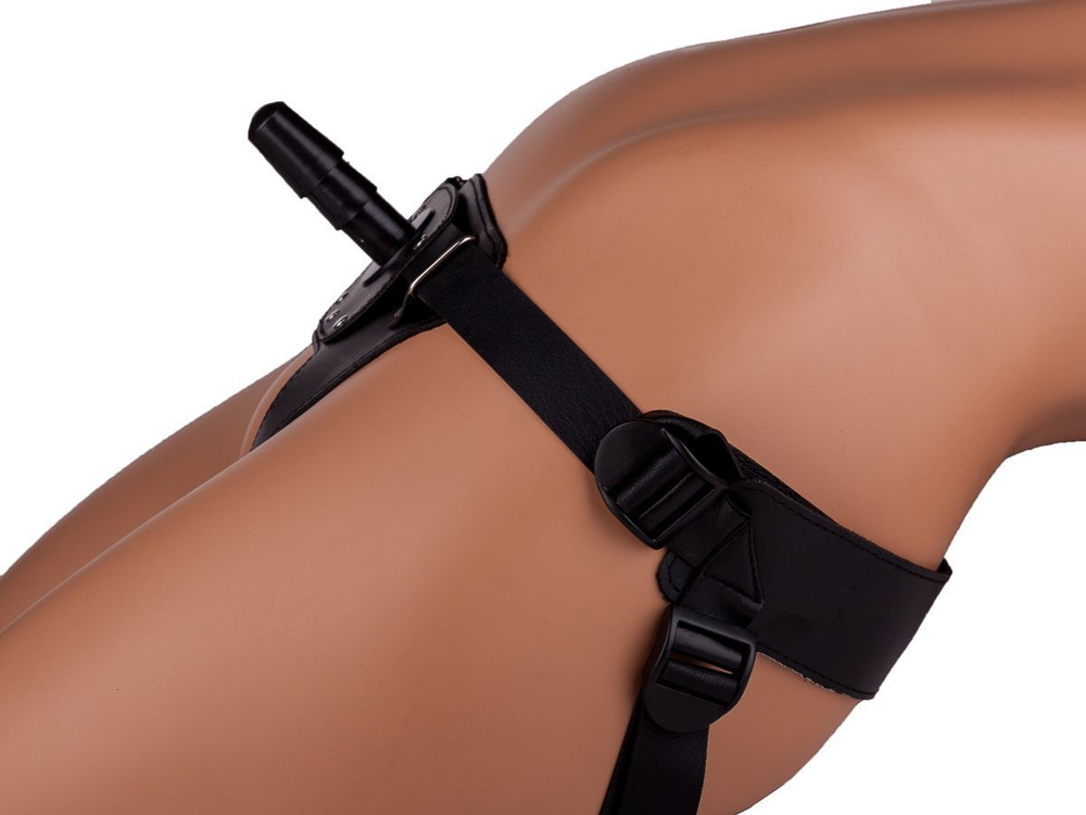 Трусики со штырьком для насадок (Цвет: черный)