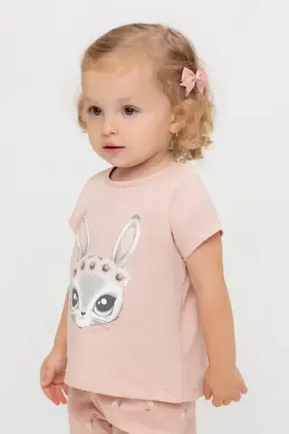 фуфайка  для девочки  КР 302702/дымчатая роза к543